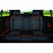 11x Fly5D Car Seat Cover Size L PU Leather Rear+Front Cushion 5 Seats All Season
