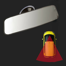 Car Auto Wide Flat Interior Rear View Mirror Suction Stick Rearview Accessory wx