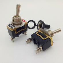 Heavy Duty ON/OFF Small SPST Toggle Switch Miniature & Waterproof Cover 15A