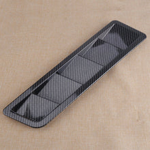 2x Carbon Fiber Look Universal Car Bonnet Hood Vent Cover Louver Air Flow Intake
