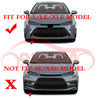 2pcs Front Bumper Fog Lamp(DRL)LED 3-Function 3-Colors For Toyota Corolla 2020