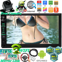 For Mercedes-Benz Touch Screen Bluetooth Car Radio Stereo Android 2Din GPS + Cam