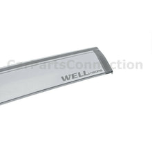 WellVisors Window Visors For 20-Up For Toyota Corolla Smoke Tint Premium Series