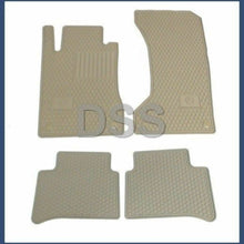Genuine Mercedes E-Class 4MATIC Factory OEM Rubber Floor Mats (03-09) Beige Tan