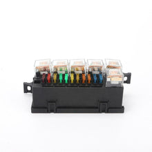 11 Way Car Relay Fuse Box With 6Pcs 5-Pin 12V 80A Relay + 11Pcs Fuses Universal