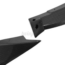 For Toyota Corolla 2019 2020 Carbon Fiber Look Front Bumper Lip Chin Splitter 3X