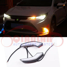 2pcs Front Bumper Fog Lamp(DRL)LED White & Yellow For Toyota Corolla 2020