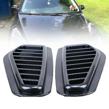 2x Car Decorative Air Flow Intake Scoop Turbo Bonnet Vent Cover Hood Fender