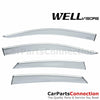 WellVisors Window Visors For Honda Civic Sedan 16-20 Insight 19-20 Sun Deflector