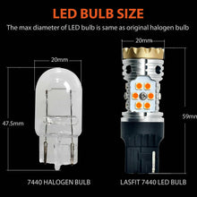 For Toyota Prius 2001-2017 LED Rear Turn Signal Light 7440 Amber No Hyper Flash