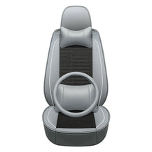 13pc Interior Leather Car Seat Cover Waterproof 5-Seats Truck SUV Set Protector