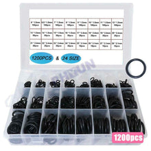 1200x Rubber O-Ring Nitrile Washer Assortment Gasket Hydraulic Plumbing Seal Kit