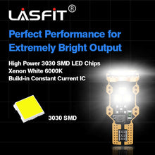 2x Lasfit LED Reverse Backup Light 6000K Bright White for Nissan Rogue 2008-2020