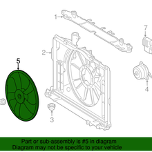 Genuine Toyota Fan Blade 16361-0T041