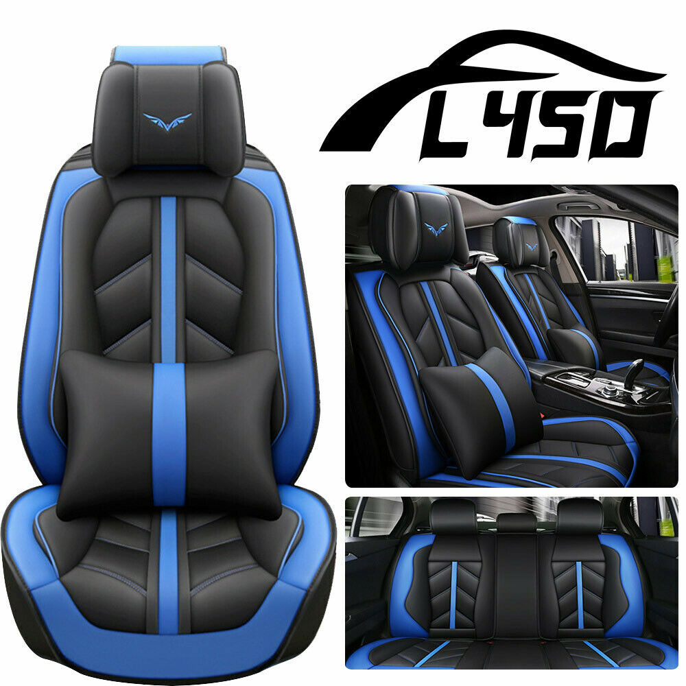 Car Seat Cover Cushion Waterproof PU-Leather Full Surround Protector Comfortable