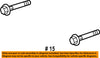 TOYOTA OEM 16-18 Prius Rear Suspension-Link Rod Bolt 90119A0434