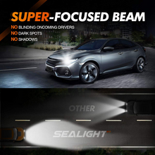 Pair SEALIGHT H11 LED Headlight Bulbs for Honda Accord 2008-2017 Pilot 2006-2019