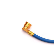 R-134 R134A AC Refrigerant Recharge Hose Can Tap + Gauge w/ Brass Fitting Tool