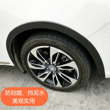 2x 150cm Car Carbon Fiber Look Fender Flare Flexible Mudguard Wheel Eyebrow Trim