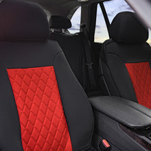 Front Bucket Seat Covers Pair Neosupreme For Auto Car SUV Red Black