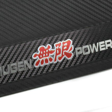 2Pcs UNIVERSAL MUGEN 3D CARBON FIBER CAR MUDFLAPS MUD GUARD MUDGUARDS FENDER