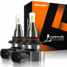 SEALIGHT H11 H8 H16 LED Fog Light Bulb 6000K Xenon White 5000 Lumens Pack of 2