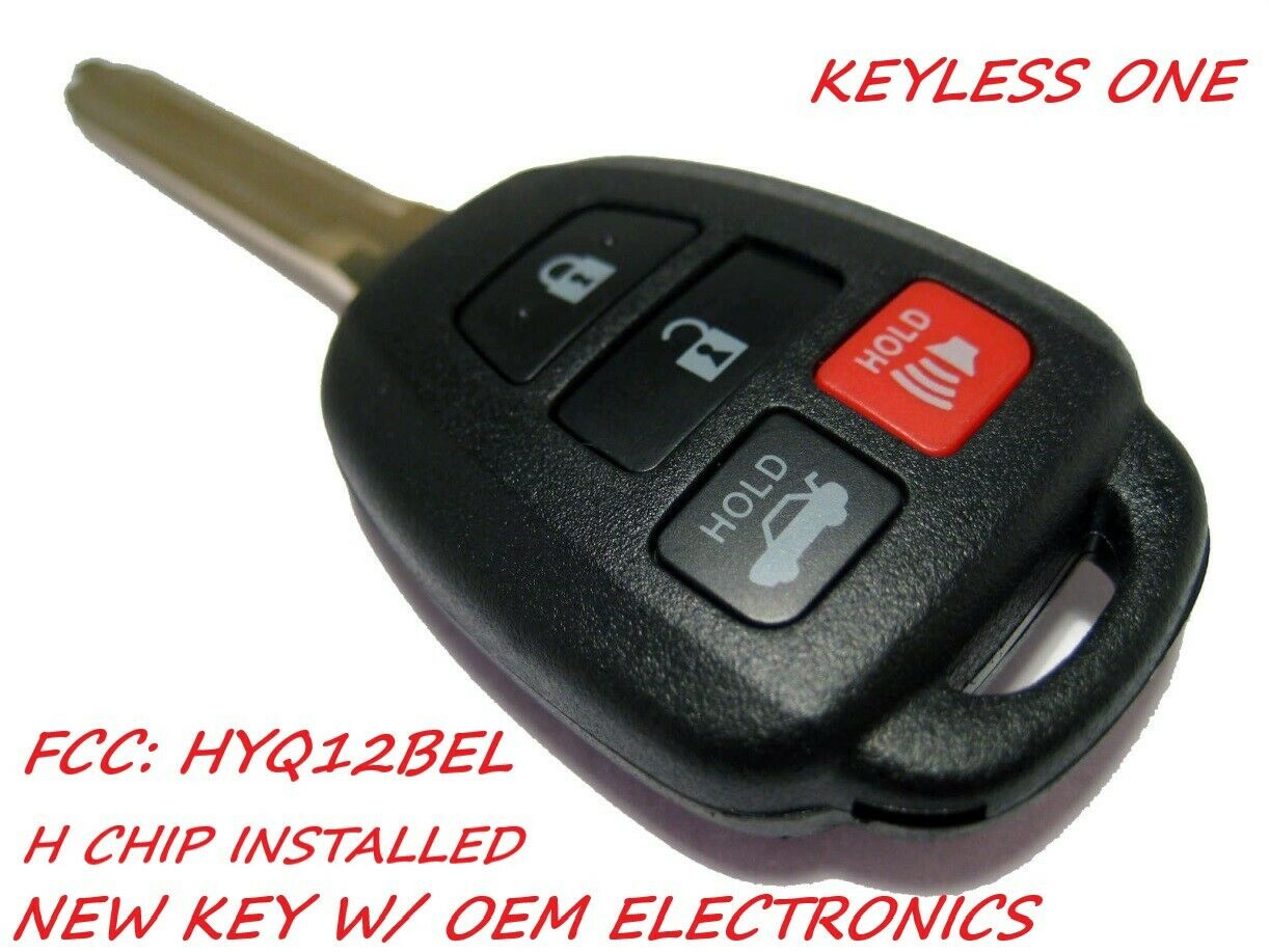 14-19 TOYOTA COROLLA KEYLESS ENTRY REMOTE OEM KEY FOB HYQ12BEL 4 BUTTON TRUNK