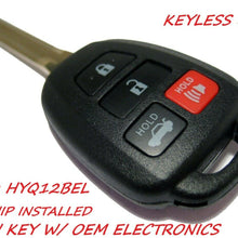 14-19 TOYOTA COROLLA KEYLESS ENTRY REMOTE OEM KEY FOB HYQ12BEL 4 BUTTON TRUNK