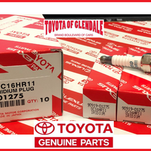 TOYOTA SCION LEXUS GENUINE OEM IRIDIUM SPARK PLUG SET OF 4 FAST SHIP 90919-01275