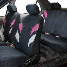 Car Seat Covers Neoprene Waterproof for Auto Car SUV Van Full Set Pink