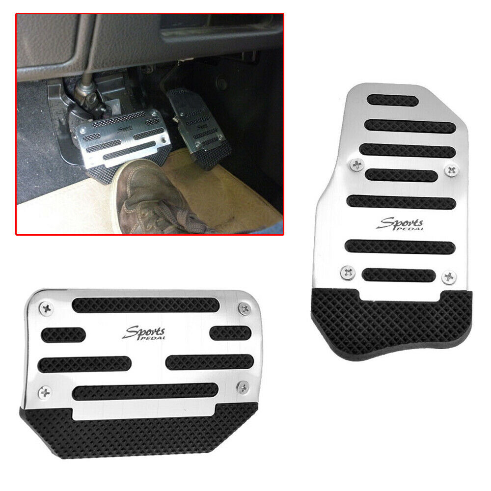 2PCS Racing Sports Non-Slip Automatic Car Accessories Gas Brake Pedals Pad Cover