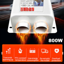 12V 800W Portable Car Heater Fan Heating Vehicle Window Defroster Demister