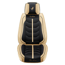 Comfortable 6D PU Leather Car Seat Covers Universal 5-Sit Cushions w/Pillows US