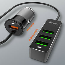 Universal 4 Port USB Charger QC3.0 Phone Fast Charger 12-24V 3400mA Quick Charge