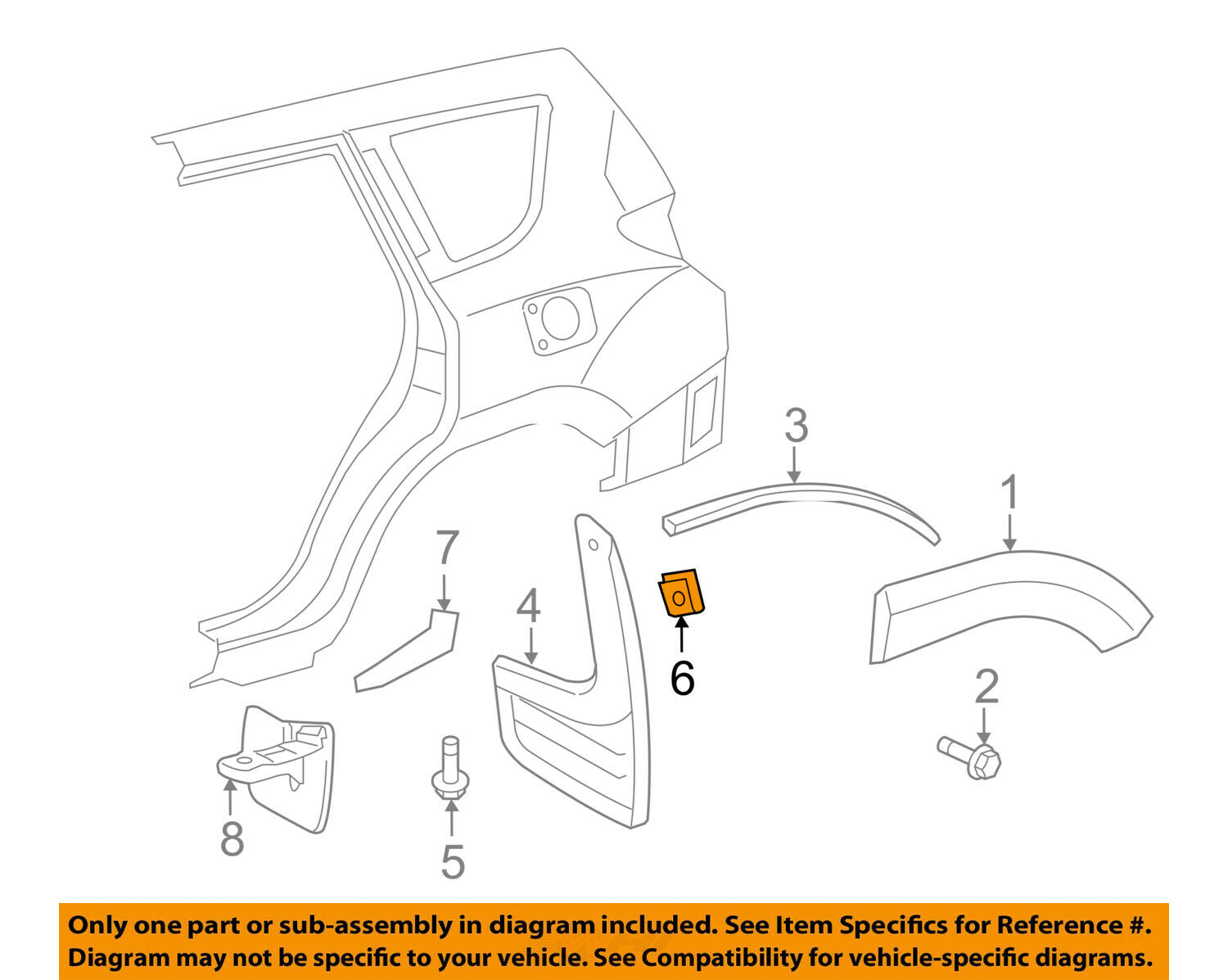 TOYOTA OEM 96-18 RAV4 Rear Bumper-Side Seal Nut 9018305040