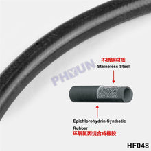 2.5M Fuel Hose Rubber Steel Car Engine Petrol Gas Oil Line Pipe 12mm ID 18mm OD