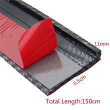 2x 150cm Car Carbon Fiber Look Fender Flare Flexible Mudguard Wheel Eyebrow Trim