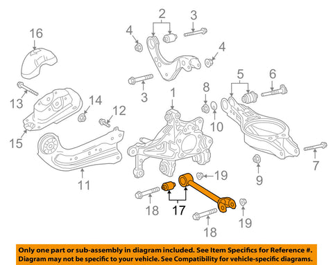 TOYOTA OEM 2018 Camry Rear Suspension-Front Cntl Arm 4871006160