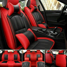 PU Leather Car Seat Covers 5-Sit Cushion Protector Universal Interior Accessoris