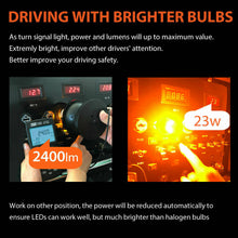 For Toyota Prius 2001-2017 LED Rear Turn Signal Light 7440 Amber No Hyper Flash
