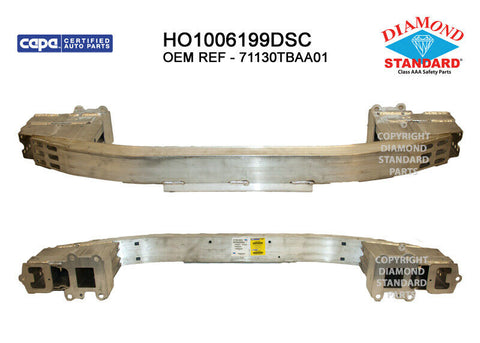 HO1006199DSC New Replacement Front Bumper Impact Bar Fits 2018-2020 Honda Civic