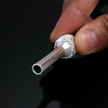 2X Rhinestone Bling Car Interior Door Lock Knob Pins Replace Simple Installation
