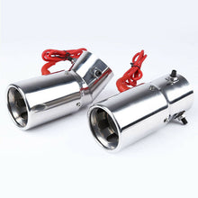 2X 76mm Stainless Steel Car Auto Exhaust Tip Tail Pipe Muffler Durable Universal