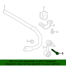 Genuine Toyota Stabilizer Bar Bolt 90119-A0483