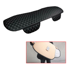 Car Rear Seat Cover Cushion Pad PU Leather Black&White For Interior Accessories