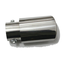 1x Chrome Straight Car Exhaust Pipe Tail Muffler Tip Tail Throat Car Accessories