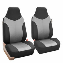 Universal Highback Seat Covers Full Set For Auto SUV Car Gray Black