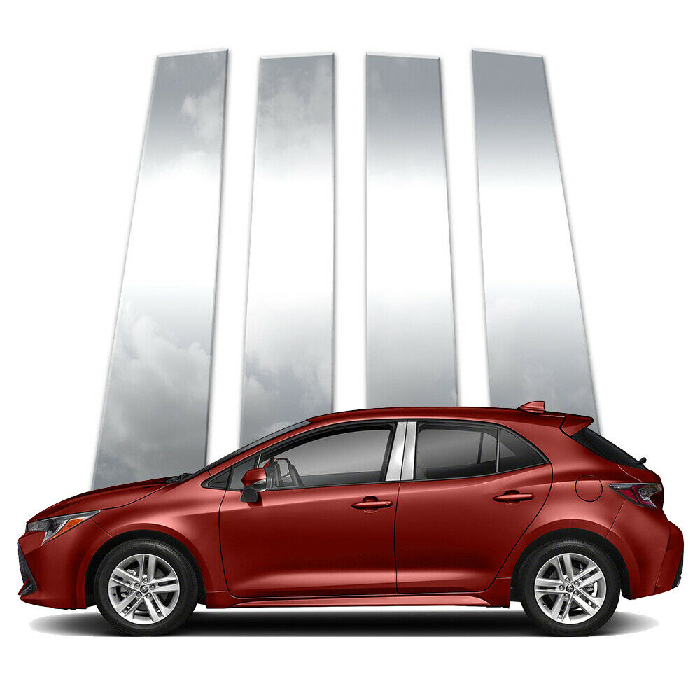 4pc Pillar Post Covers fits 2019-20 Toyota Corolla Hatchback by Brighter Design
