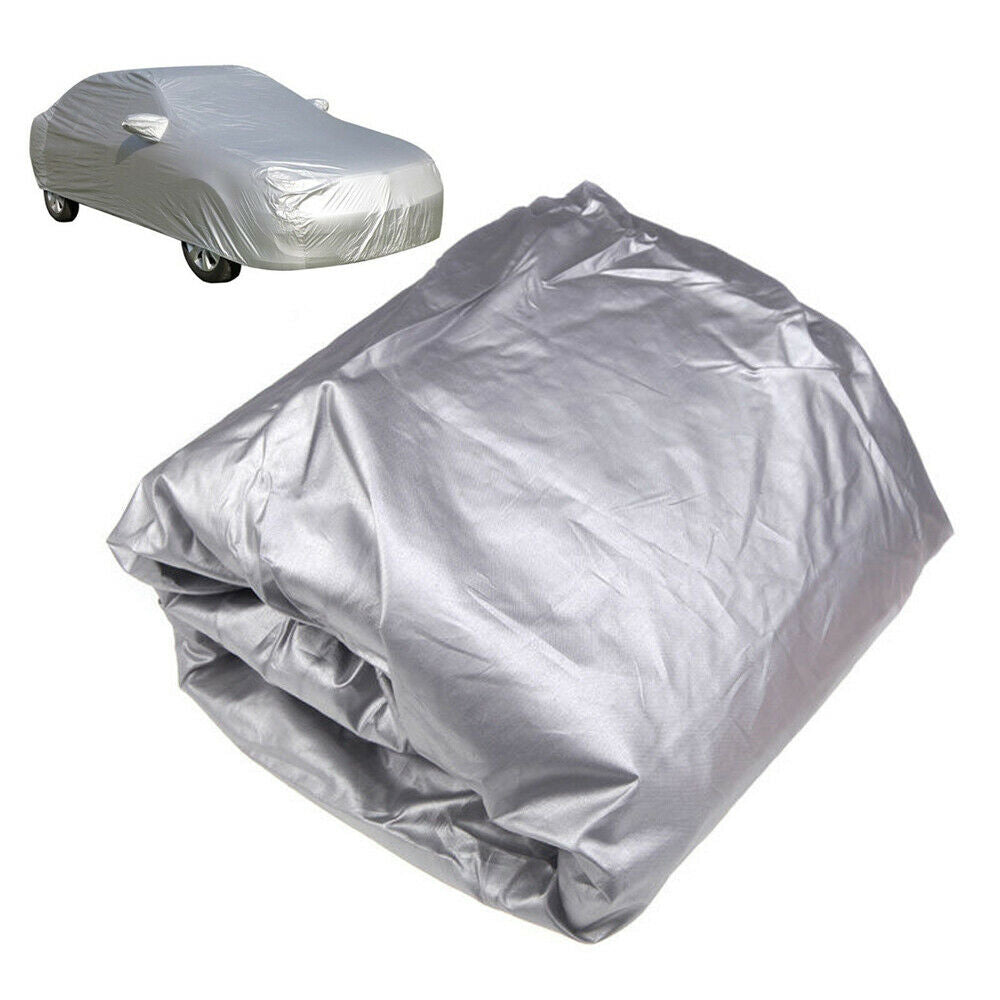 Car Full Cover Sun/Rain/Dust/Resistant Protector Gray Waterproof Universal XXL