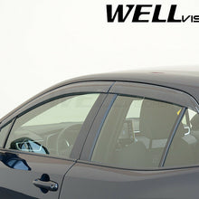 Wellvisors Rain Guards Deflectors For 2019-Up Toyota Corolla Hatchback Visors